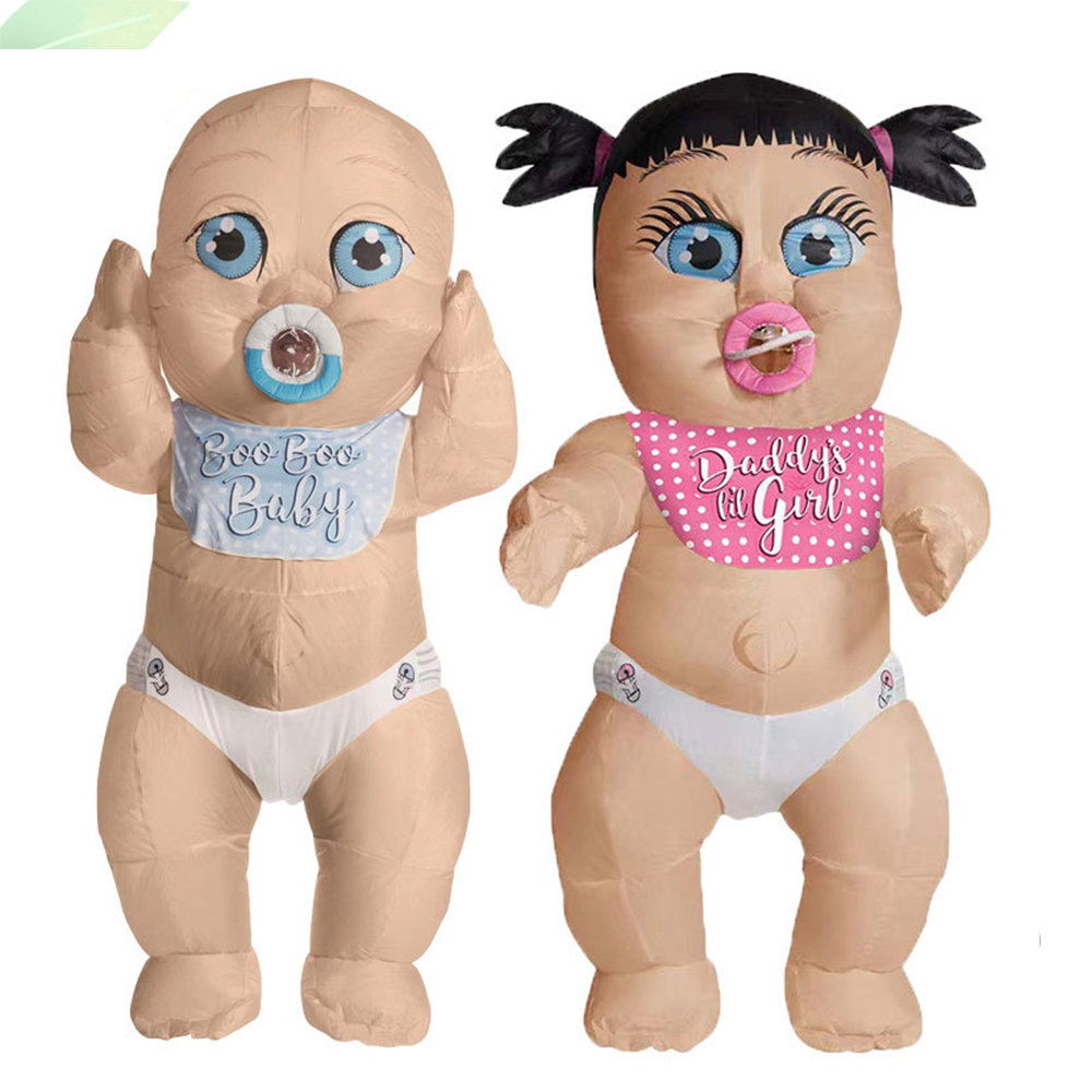 Baby Clothing Girls - 男の子女の子巨大な赤ちゃんインフレータブル服大人のコスプレマスコット衣装ハロウィン性別発表パーティー
