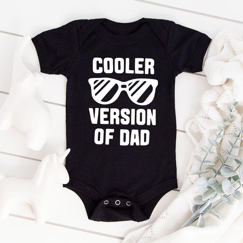Baby Clothing Online - 赤ちゃんのクルーネックロンパース,レタリングサングラス,楽しい新生児服,カジュアル,快適,男の子,女の子,夏