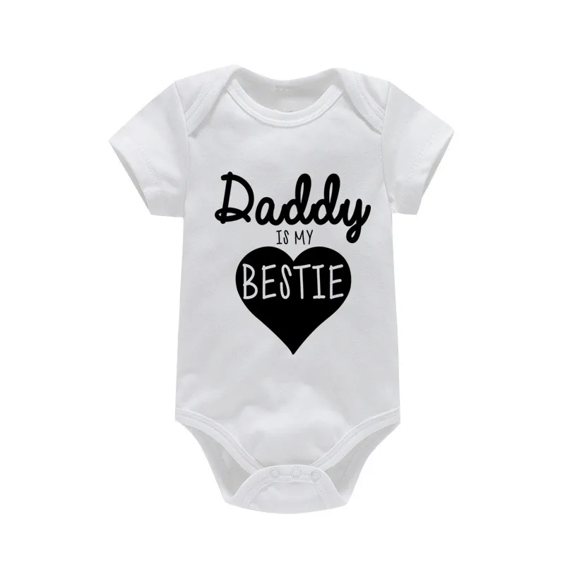 パパは私の親友かわいい赤ちゃん男の子女の子服半袖ベビーカバー - Baby Clothing Online のレビューと価格