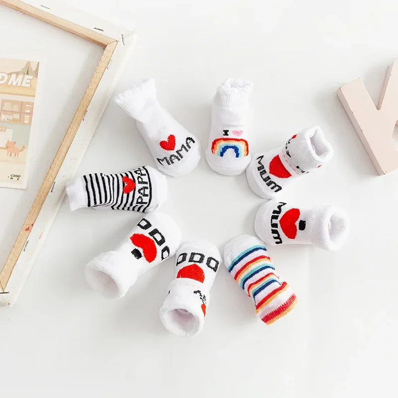 春夏ベビーガールズボーイズ綿ソフト暖かい靴下新生児幼児レター - Baby Clothing Patterns のレビューと価格