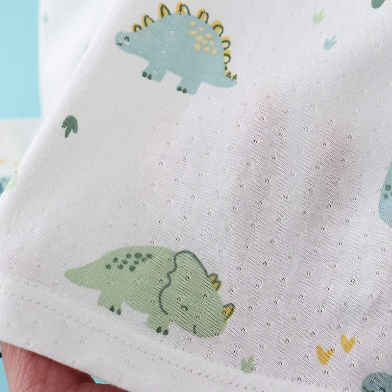 子供竹綿ベストスーツ夏薄いノースリーブ服かわいい漫画プリント - Baby Clothing Patterns のレビューと価格