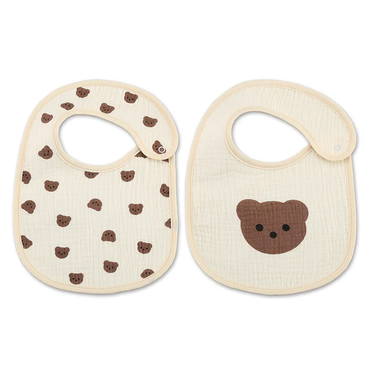 2 ピース/セット防水ベビーよだれかけ綿幼児授乳よだれかけ新 - Baby Clothing Patterns のレビューと価格