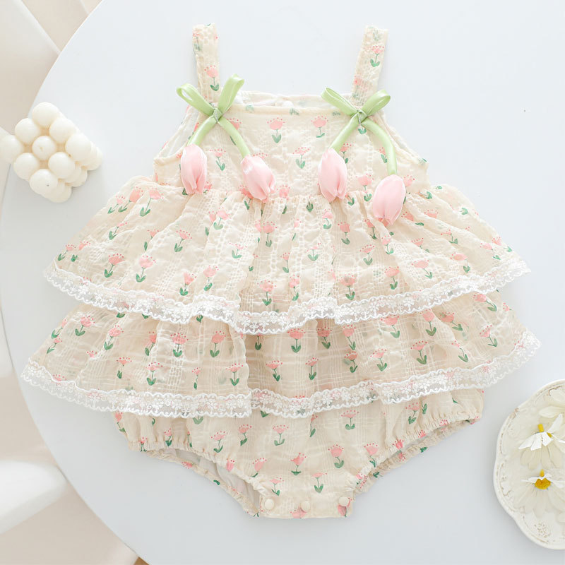 2026年ベビーガールサマープリンセスストラップボディスーツ - Baby Clothing Online のレビューと価格