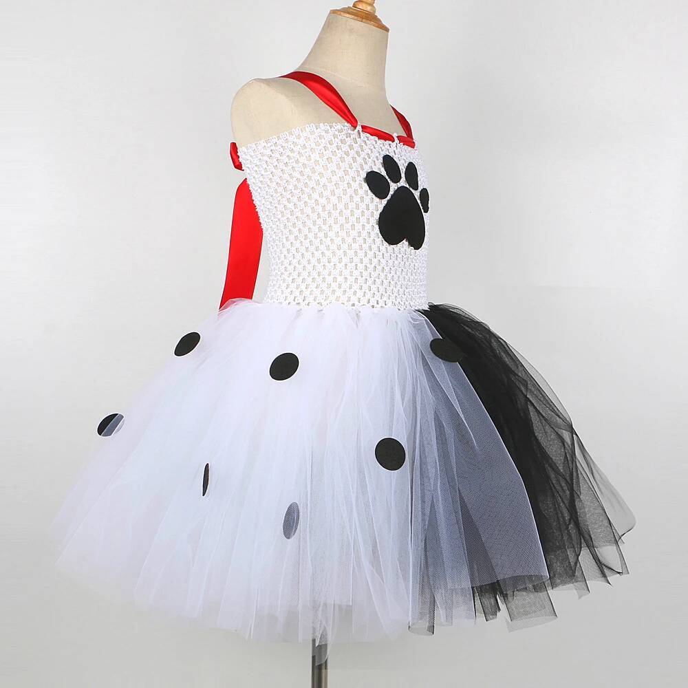 ダルメシアン犬のチュチュドレス女の赤ちゃん用白黒斑点犬ハロウ - Baby Clothing Girls のレビューと価格