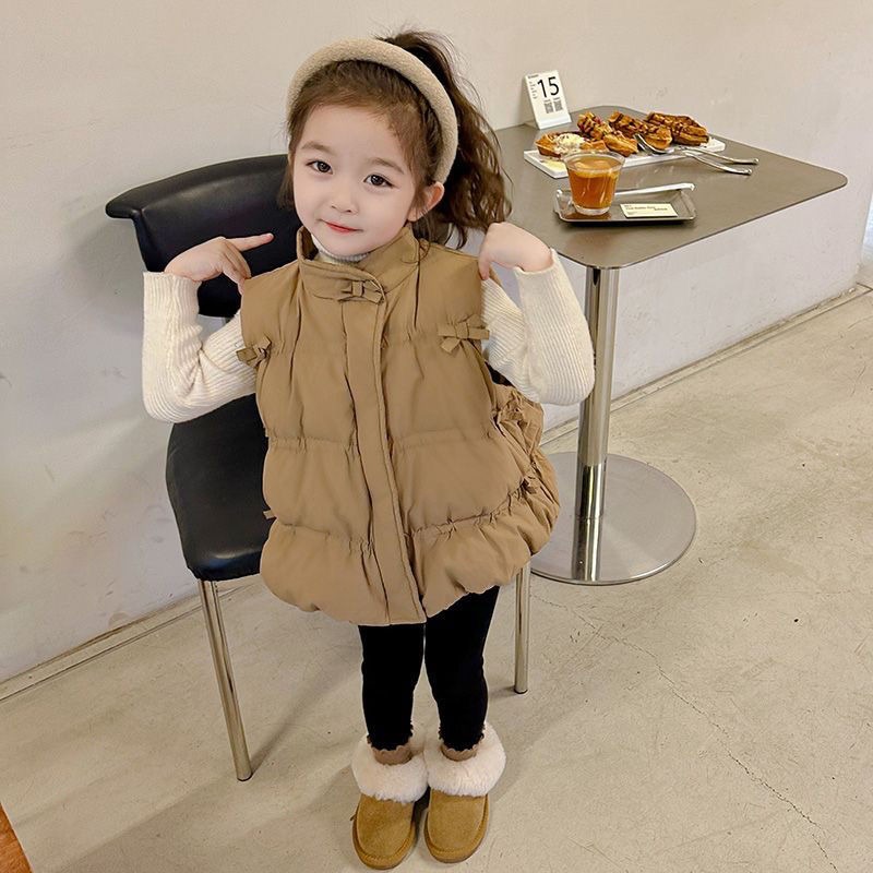 女の子用厚手冬用ベスト 2025年新スタイル 暖かい子供用ア - Baby Clothing Designer のレビューと価格