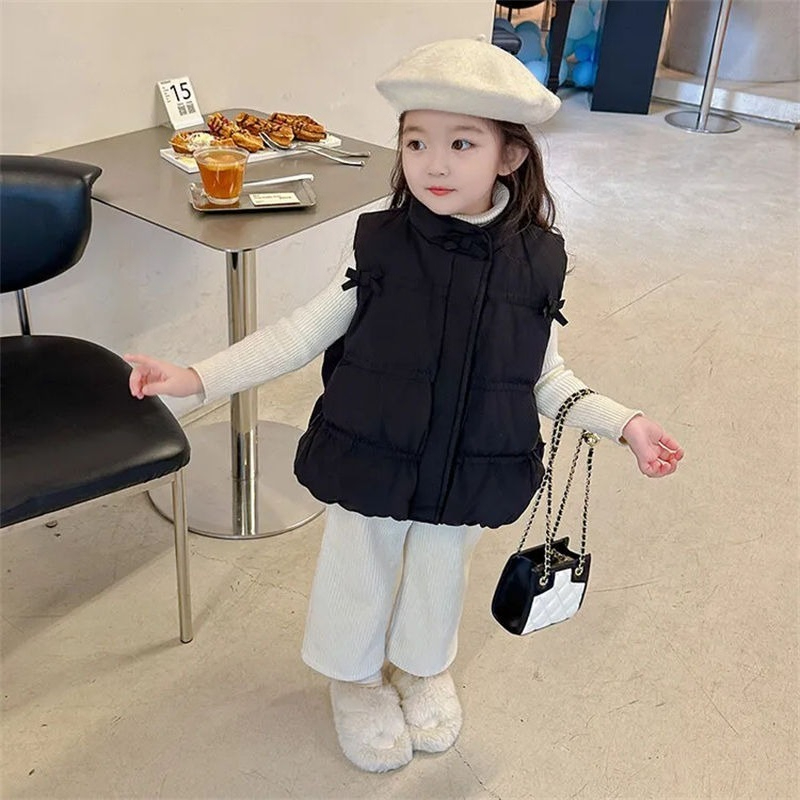 女の子用厚手冬用ベスト 2025年新スタイル 暖かい子供用ア - Baby Clothing Designer のレビューと価格