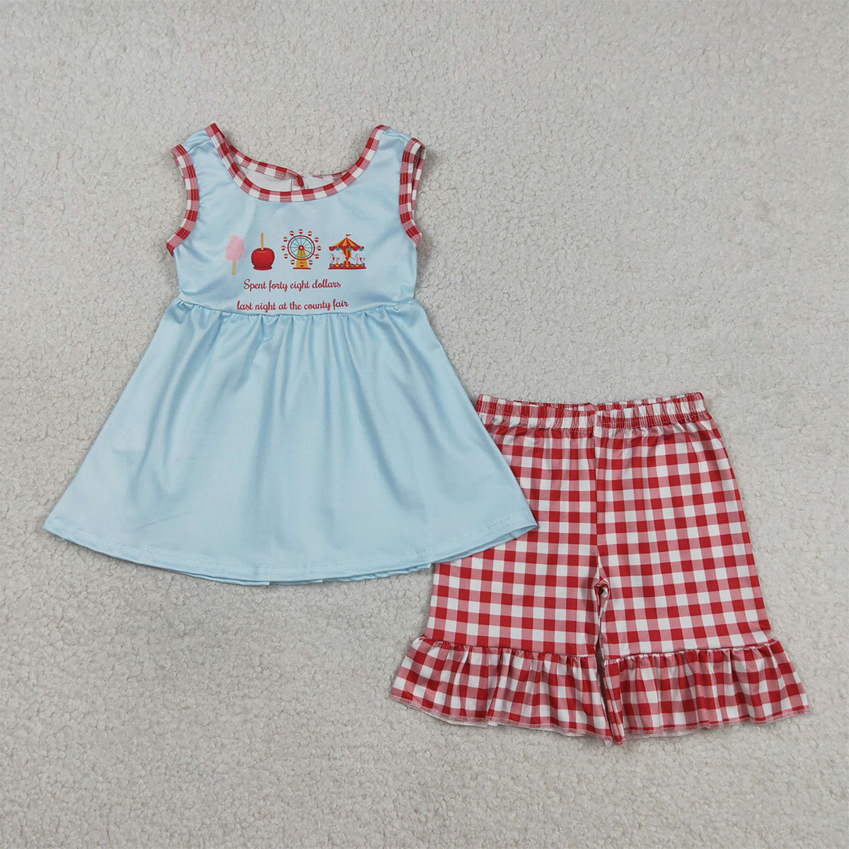 卸売夏の兄弟姉妹用ベビー服、男の子女の子用パーカーフリルシャ - Baby Clothing Online のレビューと価格