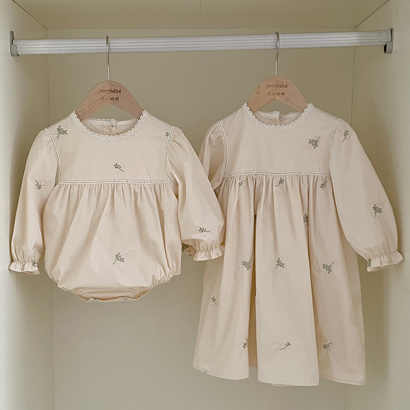 小さな女の子のための家族のマッチングドレス,姉妹の衣装,姉妹 - Baby Clothing Patterns のレビューと価格