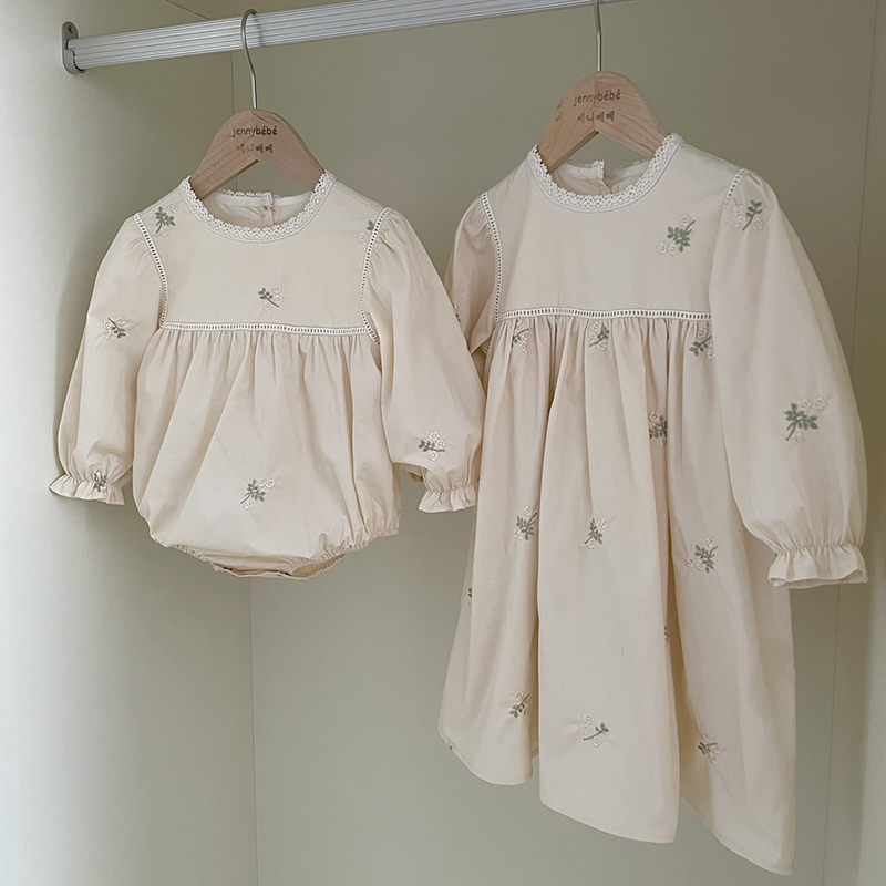 小さな女の子のための家族のマッチングドレス,姉妹の衣装,姉妹 - Baby Clothing Patterns のレビューと価格
