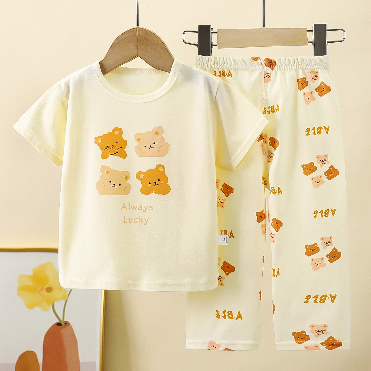 子供服子供セット半袖コットン夏ベビーパジャマセット子供服部屋 - Baby Clothing Designer のレビューと価格
