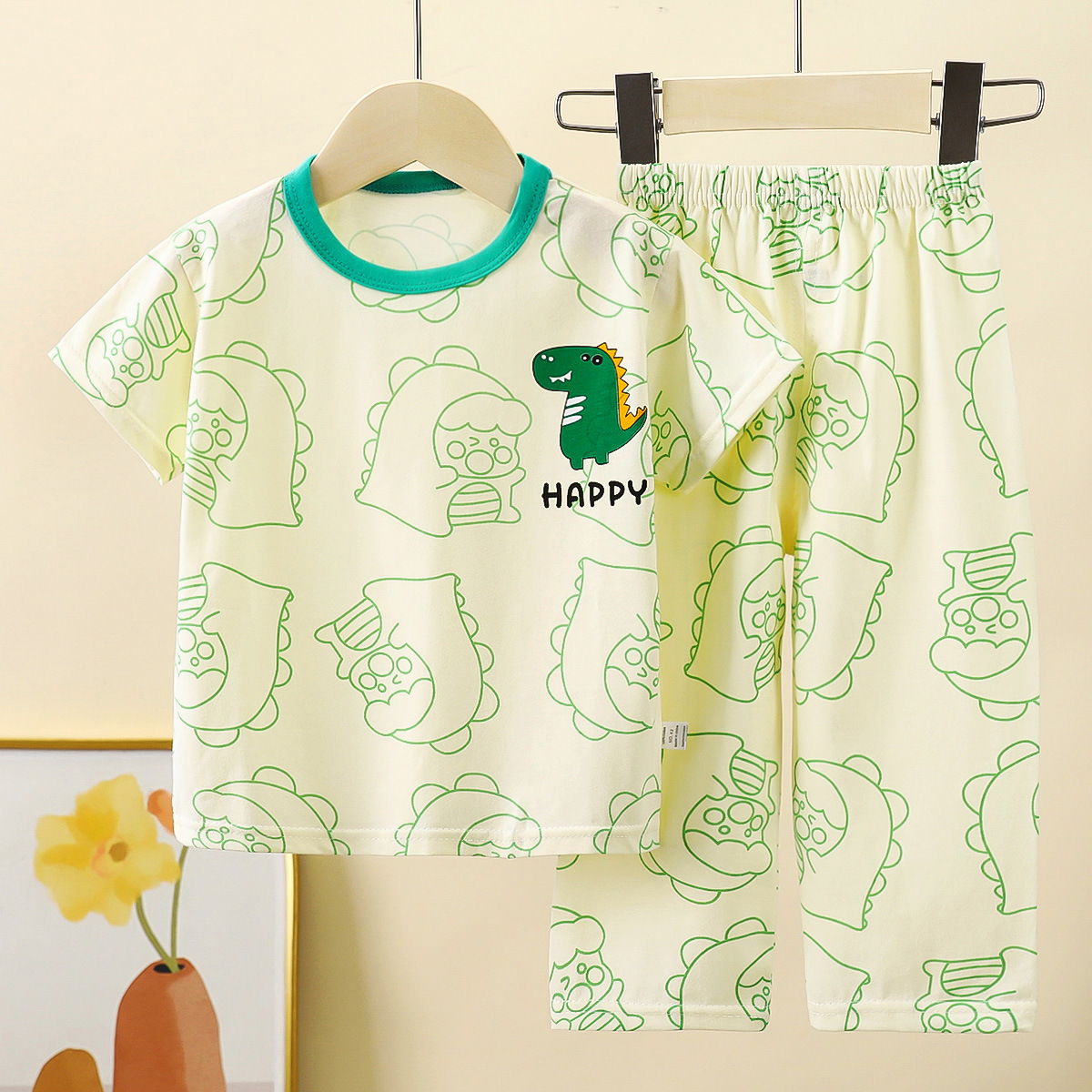 子供服子供セット半袖コットン夏ベビーパジャマセット子供服部屋 - Baby Clothing Designer のレビューと価格