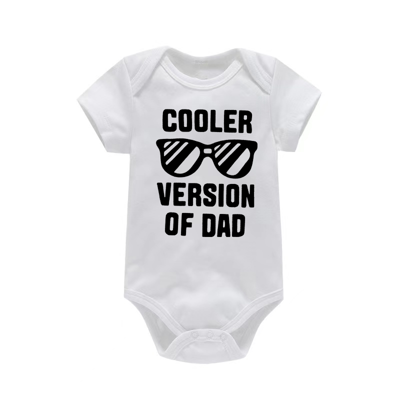赤ちゃんのクルーネックロンパース,レタリングサングラス,楽し - Baby Clothing Online のレビューと価格