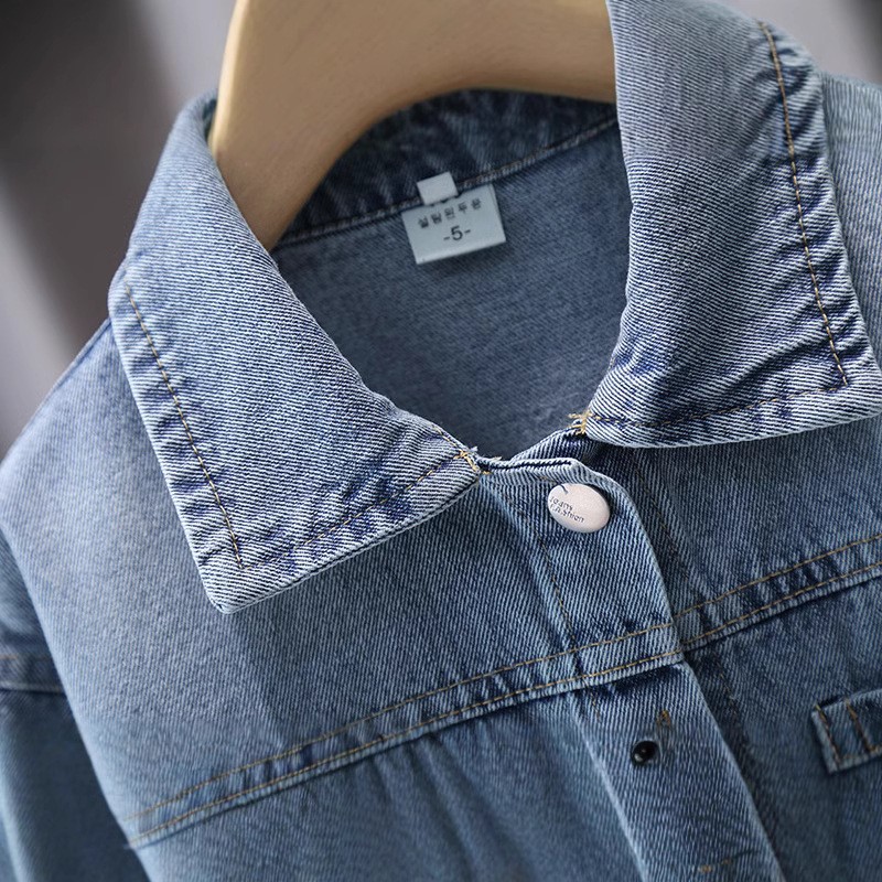 かわいいスタイルベビー子供デニムジャケット恐竜子供のための少 - Baby Clothing Girls のレビューと価格