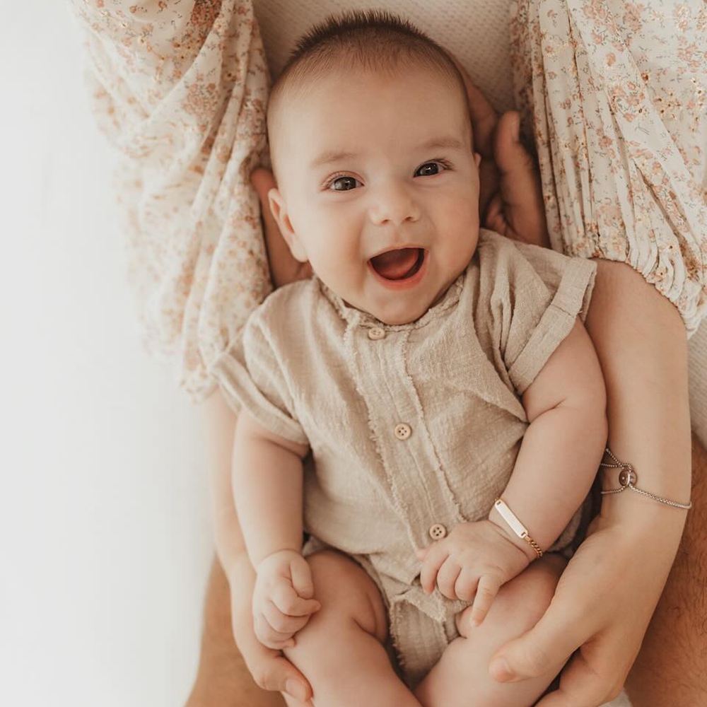 新生児写真撮影用小道具 赤ちゃん男の子女の子リネンロンパース - Baby Clothing Boy のレビューと価格