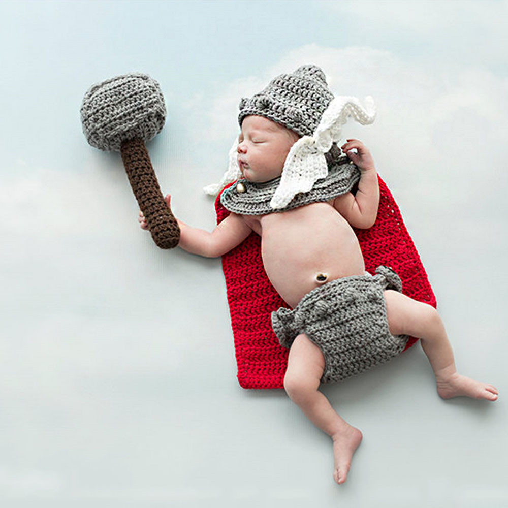 新生児写真撮影小道具トールベビーコスチュームアベンジャーズス - Baby Clothing Boy のレビューと価格